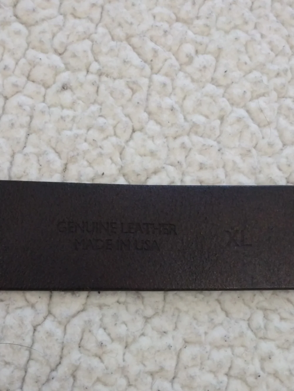 100% Genuine Leather XL Target Men's Belt (Dark Brown)  Made in the USA